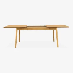 Mesa de jantar retangular extensível de 6-8 lugares