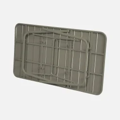 Mesa de jardim bistrô dobrável em aço, 6 lugares, 140cm