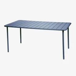 Mesa de jardim bistrô em aço, 6-8 lugares, 160cm
