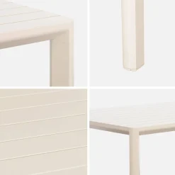 Mesa de jardim em alumínio 8 lugares