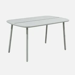 Mesa de jardim em alumínio, 4-6 lugares