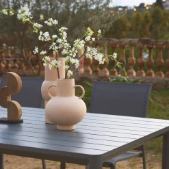 Mesa de jardim em alumínio 8 lugares