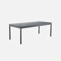 Mesa de jardim extensível de alumínio, 8 lugares