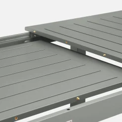 Mesa de jardim extensível em alumínio, 8 lugares