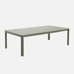 Mesa de jardim extensível em alumínio, 12 lugares