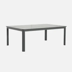Mesa de jardim extensível em alumínio, 12 lugares