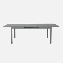 Mesa de jardim extensível em alumínio, 8 lugares