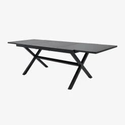Mesa de jardim extensível em alumínio para 8 pessoas