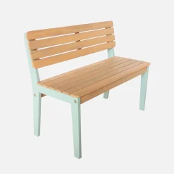 Mesa de jardim infantil em madeira de acácia con 4 cadeiras