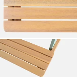 Mesa de piquenique em madeira para crianças, 2 lugares