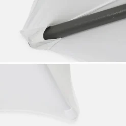 Mesa dobrável para eventos em aço com capa de proteção, set de 4