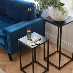 Mesa estilo industrial, set de 2