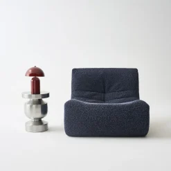 Mesa lateral, mesa de canto, mesa de cabeceira em aço inoxidável Ø30,5 x A43,5cm