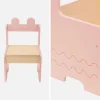 Mesa para crianças + 2 cadeiras, com prateleiras