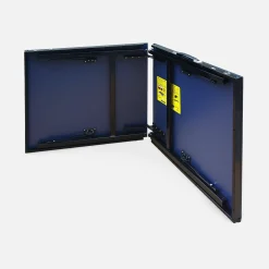 Mini mesa de ping pong dobrável interna com 2 raquetes e 3 bolas, 150 cm