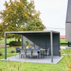 Persiana com lâminas ajustáveis 1.3m para pérgola bioclimática 3x4m