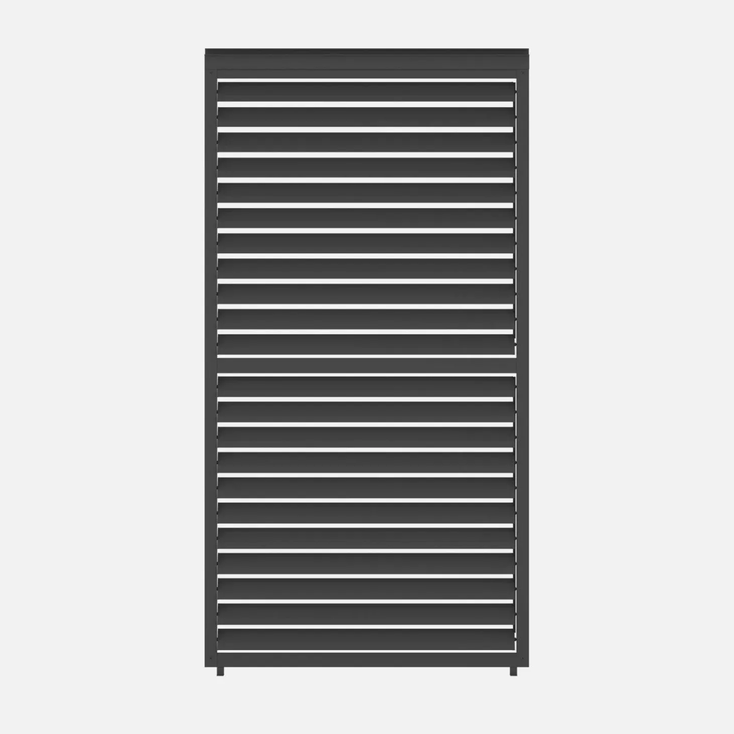 Persiana com lâminas ajustáveis 1.3m para pérgola bioclimática 3x4m