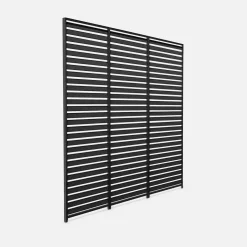 Persiana de aluminio horizontal 1.3m para pérgola bioclimática, set de 3