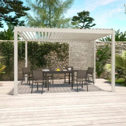 Persianas de alumínio horizontais 1.3m para pérgola bioclimática