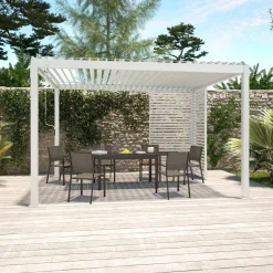 Persianas de alumínio horizontais 1.3m para pérgola bioclimática