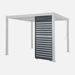 Persianas fixas em alumínio para pérgola bioclimática