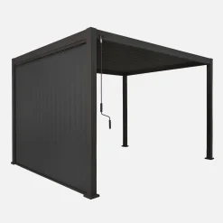 Persianas verticais com lâminas ajustáveis para pérgola bioclimática 3m