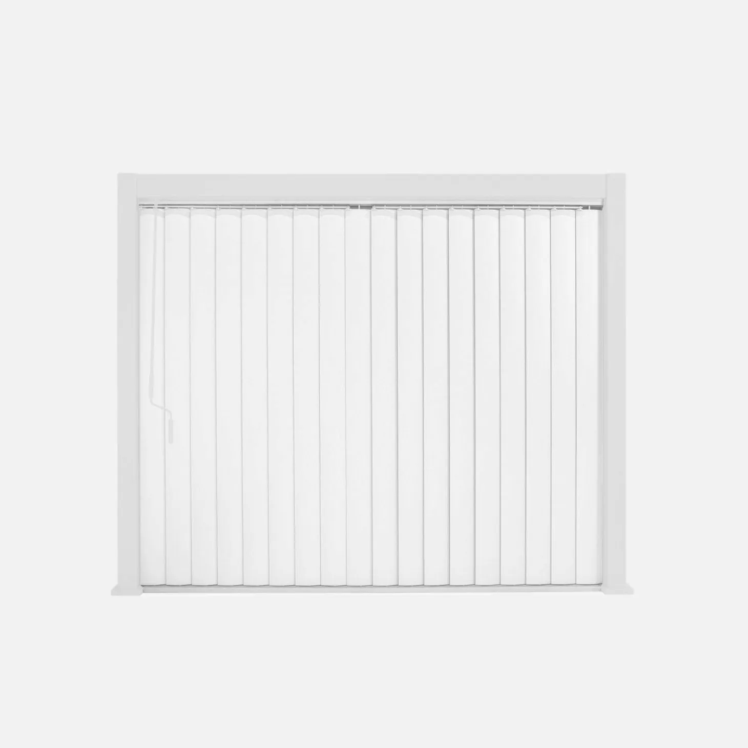 Persianas verticais com lâminas ajustáveis para pérgola bioclimática 3m