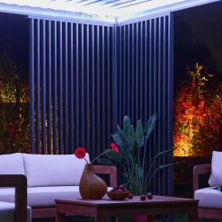 Persiana vertical 1,3m para pérgola bioclimática 4x3m