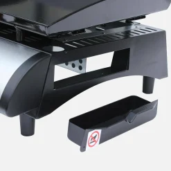 Placa de grelhar a gás com 2 queimadores, 5kW