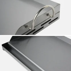 Placa plancha universal para churrasco, 40cm