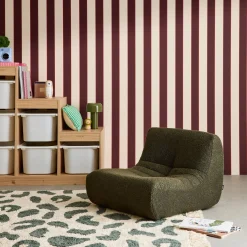 Poltrona infantil boucle texturizada 1 lugar