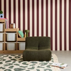 Poltrona infantil boucle texturizada 1 lugar