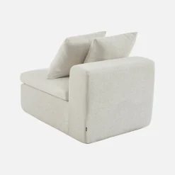 Poltrona para sofá modular em tecido chenille