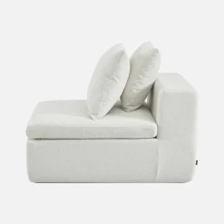 Poltrona para sofá modular em tecido chenille