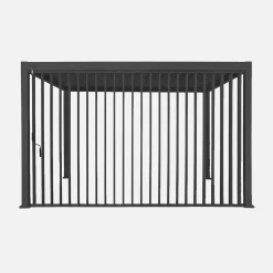 Pérgola bioclimática de alumínio 3x4m + painel vertical 4m Triomphe