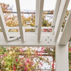 Pérgola bioclimática em alumínio 3x4m com lâminas ajustáveis