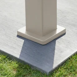 Pérgola bioclimática em alumínio 3x4m com lâminas ajustáveis