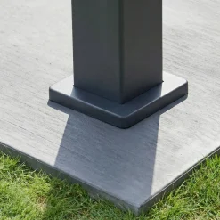 Pérgola bioclimática em alumínio 3x4m com lâminas ajustáveis