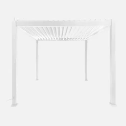 Pérgola bioclimática em alumínio 3x3m com iluminação LED