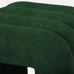 Pufe contemporâneo tecido, set de 2