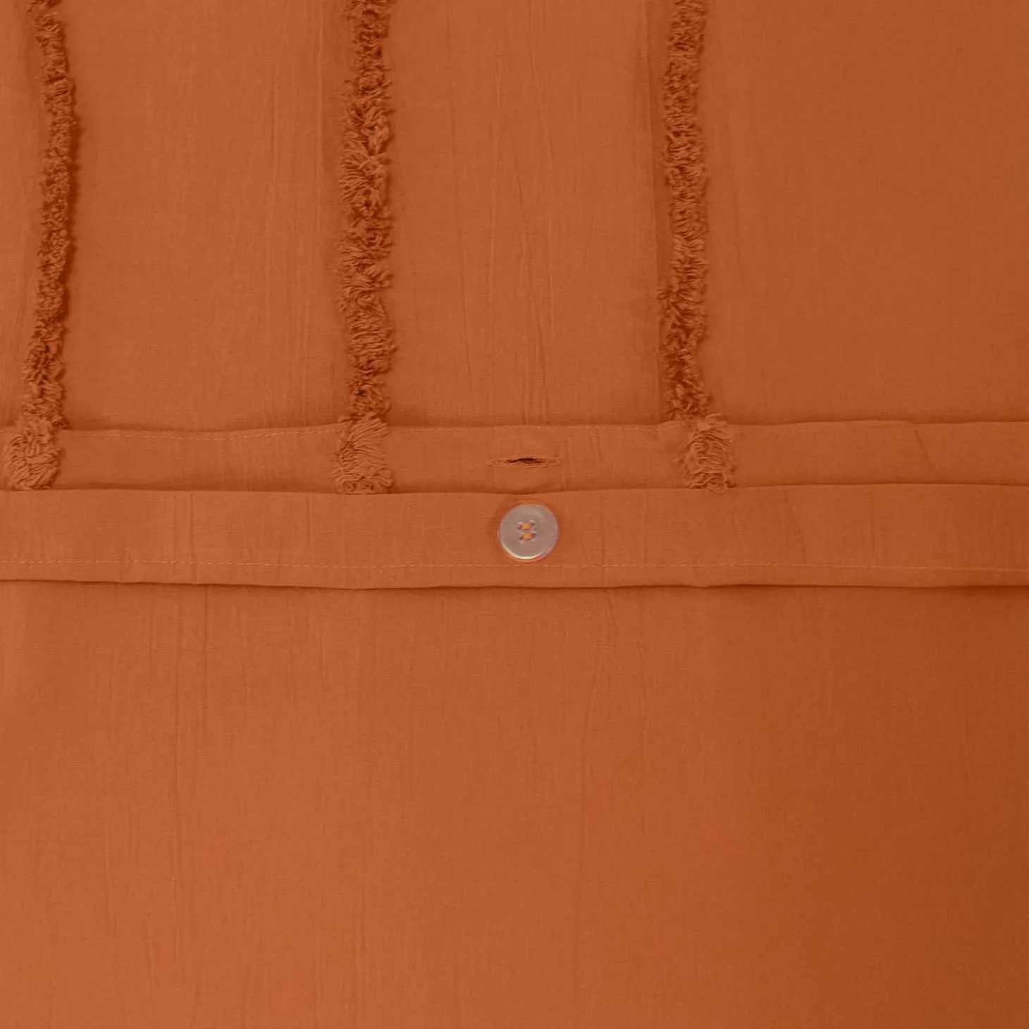Roupa de cama de algodão lavado tufado com motivos de arcos retrô, 2 lugares