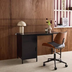 Secretaria em aço laminado, 1 gaveta