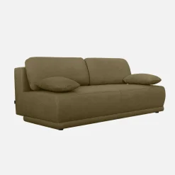 Sofá-cama conversível chenille, 3 lugares