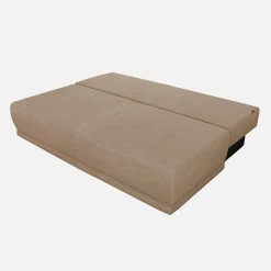 Sofá-cama conversível chenille, 3 lugares
