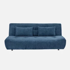 Sofá-cama conversível em tecido chenille, 3 lugares