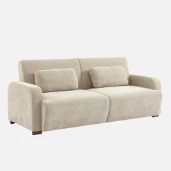 Sofá-cama conversível em tecido, 3 lugares