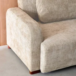 Sofá-cama conversível em tecido, 3 lugares
