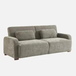 Sofá-cama conversível em tecido, 3 lugares