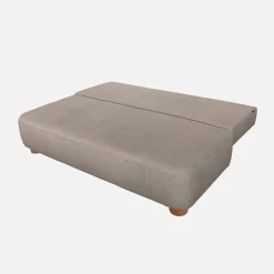 Sofá-cama conversível em veludo canelado, 3 lugares