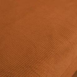 Sofá-cama conversível em veludo canelado com estrutura cromada, 3 lugares